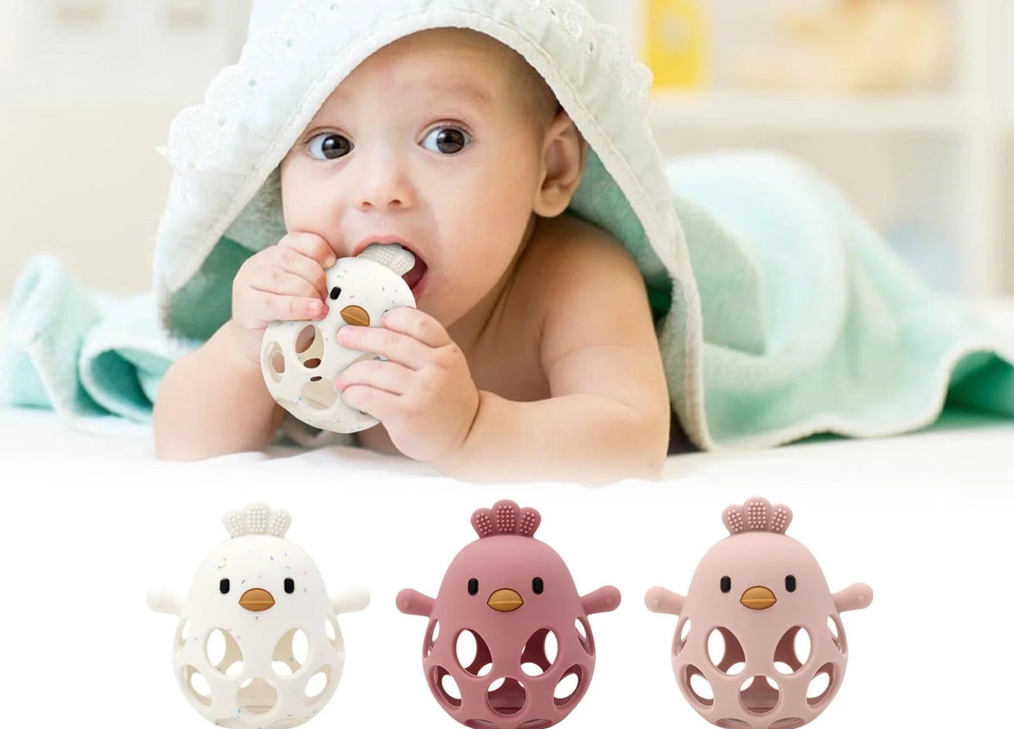 Anneau-dentition-bébé-apaisent-les-douleurs-gencives-bébé