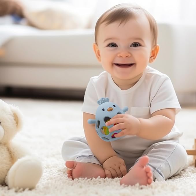 Anneau-dentition-bébé-permet-une bonne-coordination-dès-son-jeune-âge