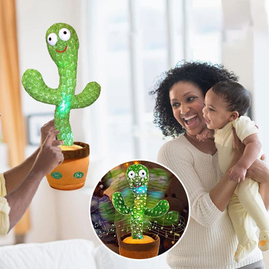 Cactus-dansant-crée-la-joie-entre maman-et-bébé