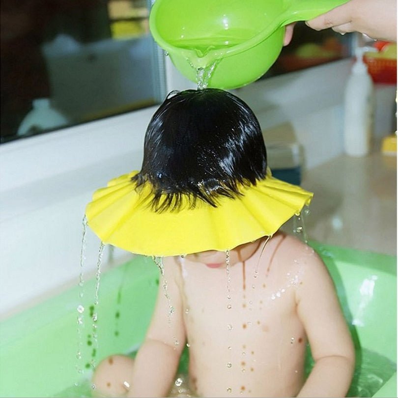 Visière chapeau pour douche bébé I ShampooCap™ - Malionneboutique